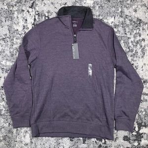 Van Heusen Modern Quarter Zip Pullover Sweater‎